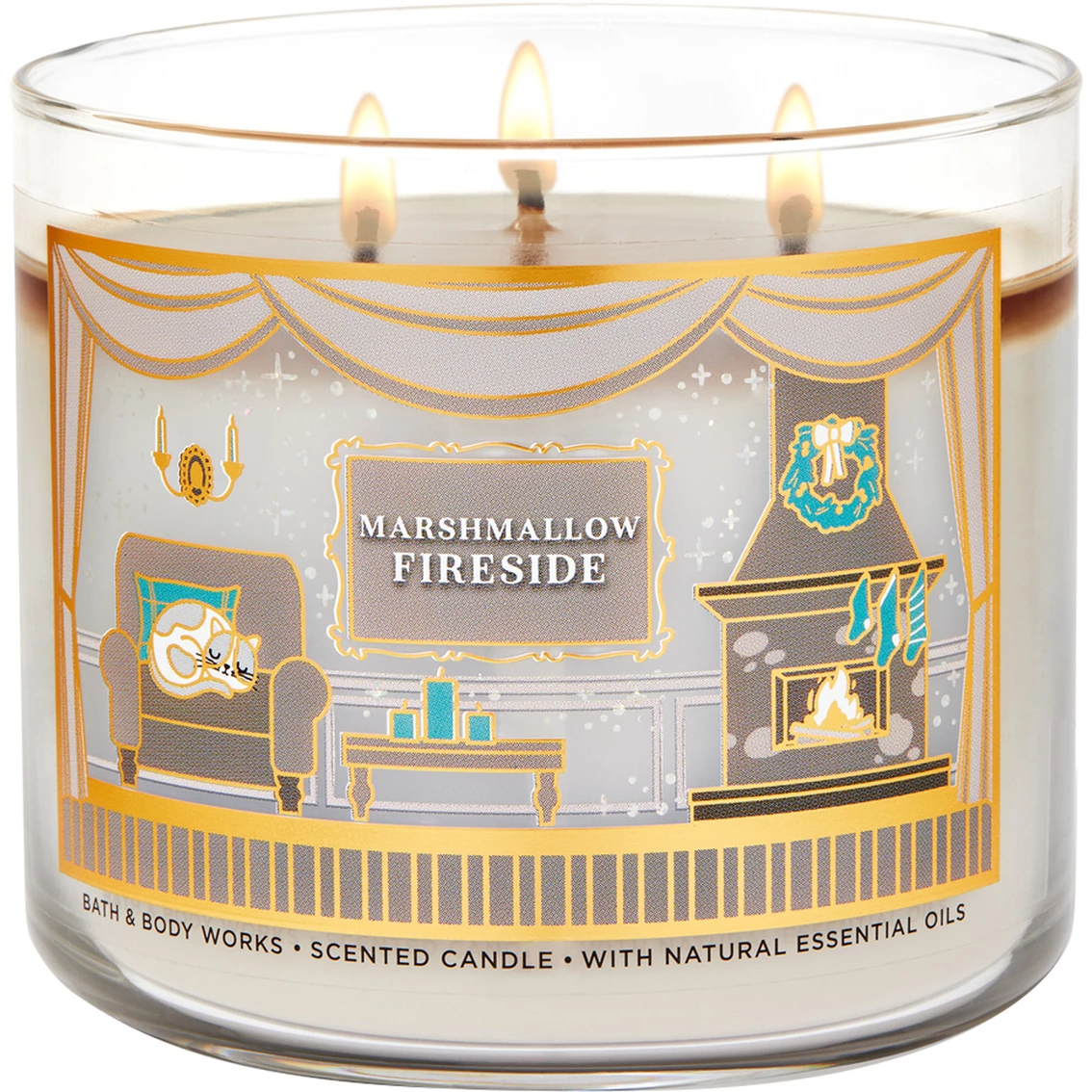Cheap ✨ Bath & Body Works Nutcracker Marshmallow Fireside 3-Wick Candle ✔️ 1 Cheap ✨ Bath & Body Works Nutcracker Marshmallow Fireside 3-Wick Candle ✔️