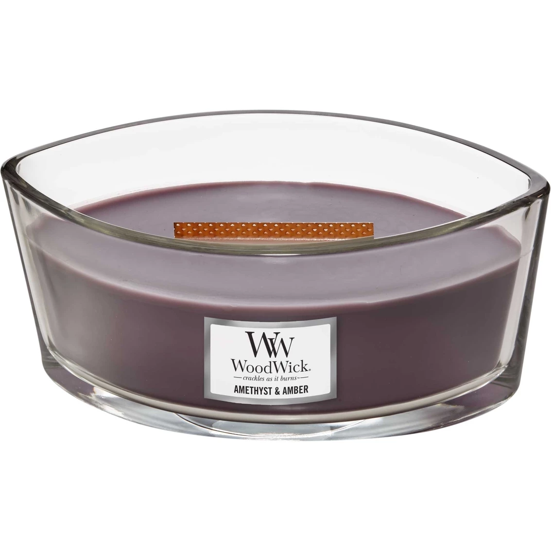 Brand new ❤️ WoodWick Amethyst & Amber Ellipse Candle ✔️ 2 Brand new ❤️ WoodWick Amethyst & Amber Ellipse Candle ✔️ - Image 2