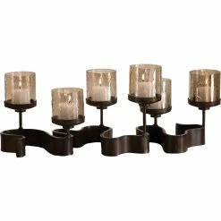 Buy ???? Uttermost Ribbon Metal Candleholder ❤️