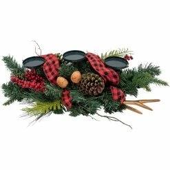 Brand new ⭐ Gigi Seasons Buffalo Plaid Candle Holder ????