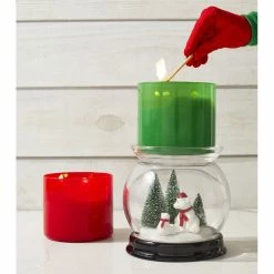 Outlet ???? Bath & Body Works Santa Polar Bear Candle Sleeve ????